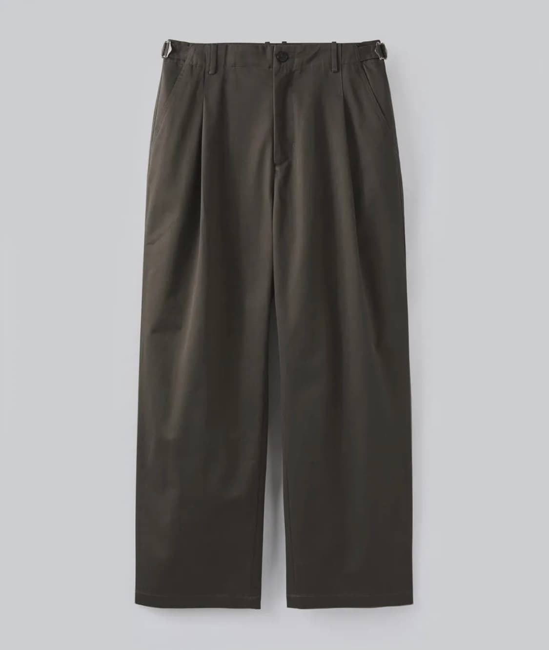 (3) 파브레가 어클락 원턱 치노 팬츠 (다크 브라운) 상품이미지1