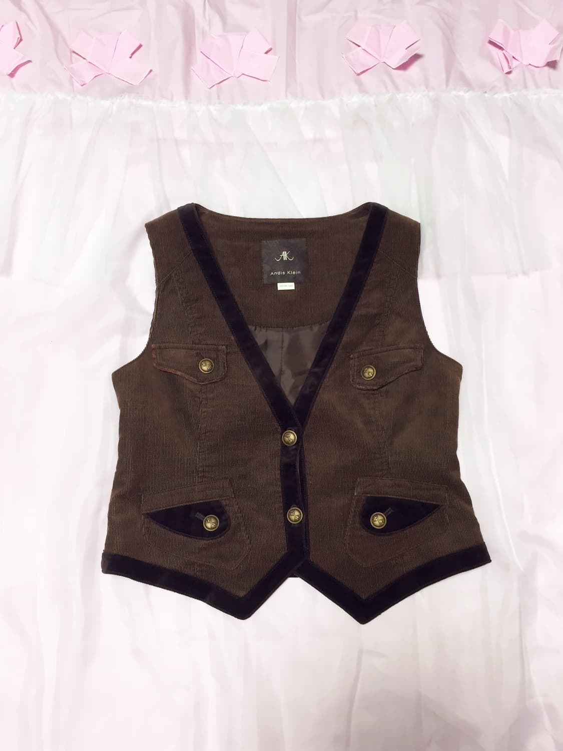 빈티지 모리걸웨스턴히메카지 베스트 상품이미지2