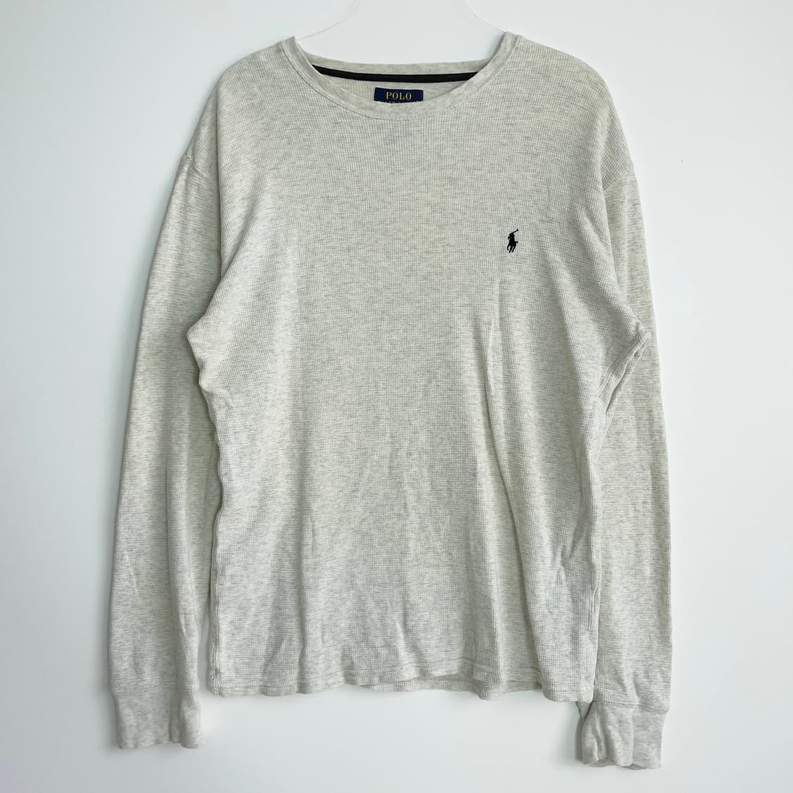 B1 폴로랄프로렌 와플 텍스처 롱슬리브 크루넥 티셔츠 110-115사이즈 상품이미지1