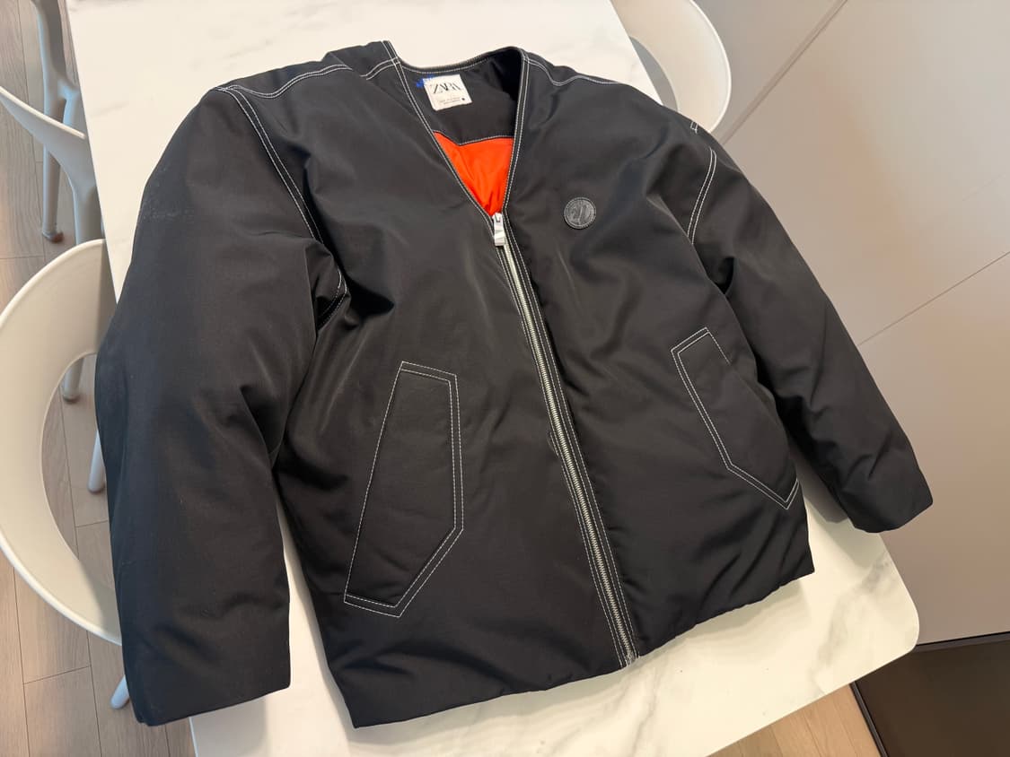 자라 X 아더에러 구스 봄버 패딩 상품이미지3