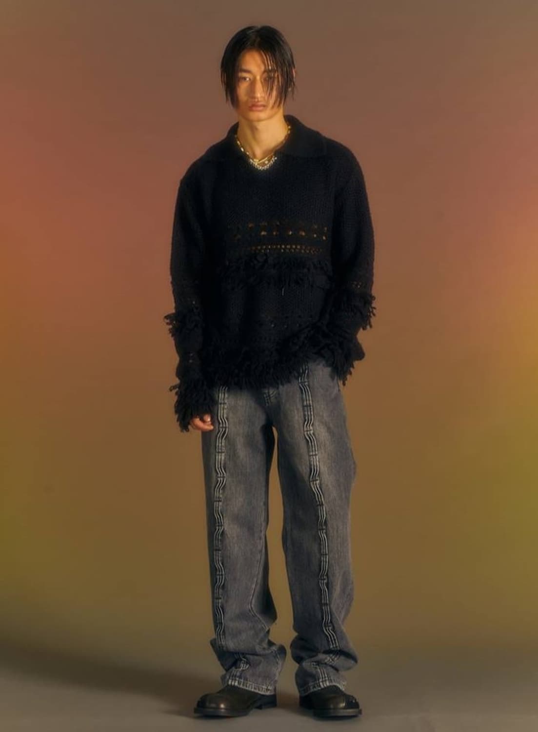 앤더슨벨 로체스 폴로 스웨터 상품이미지2