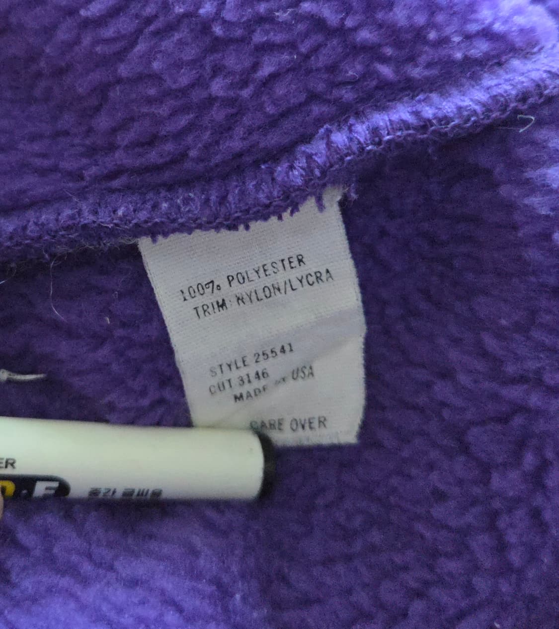 (L)파타고니아 80s Usa 빈티지퍼플 신칠라 플리스 자켓 상품이미지5