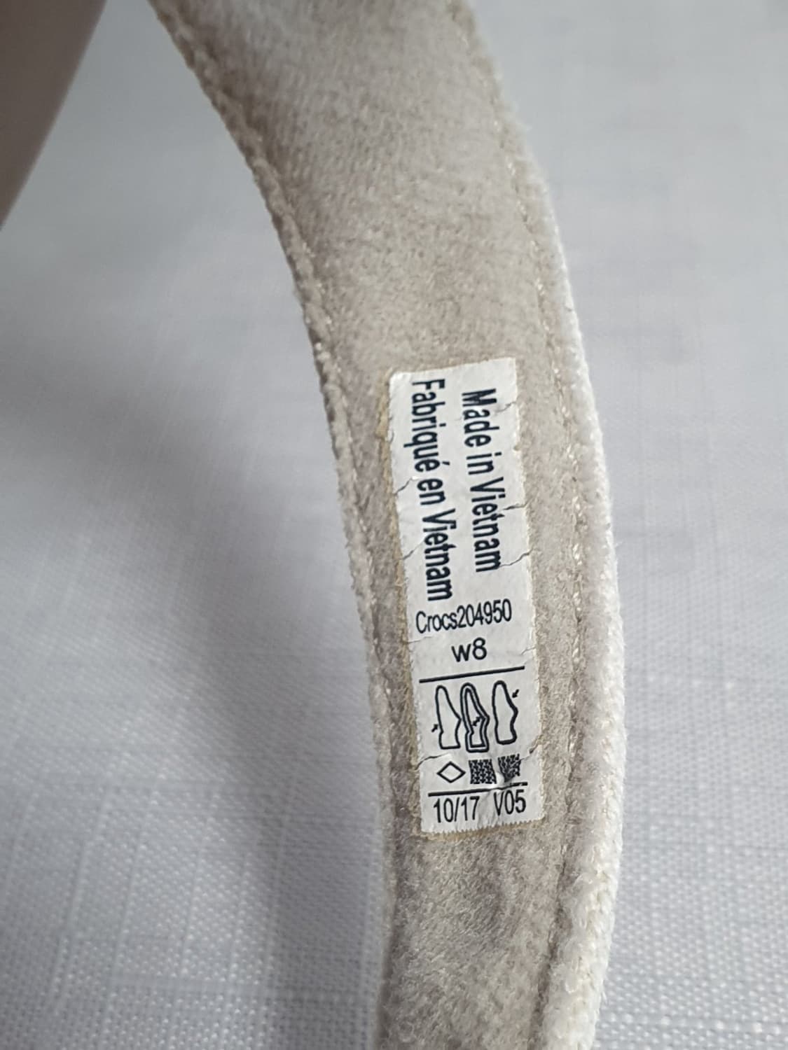 250mm 크록스 레이2 앵클 스트랩 웨지 샌들 오트밀 머쉬룸 상품이미지10
