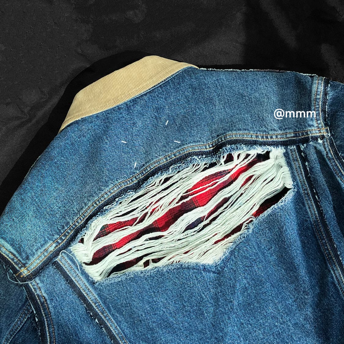 마르지엘라/패들턴 데님 자켓 상품이미지3