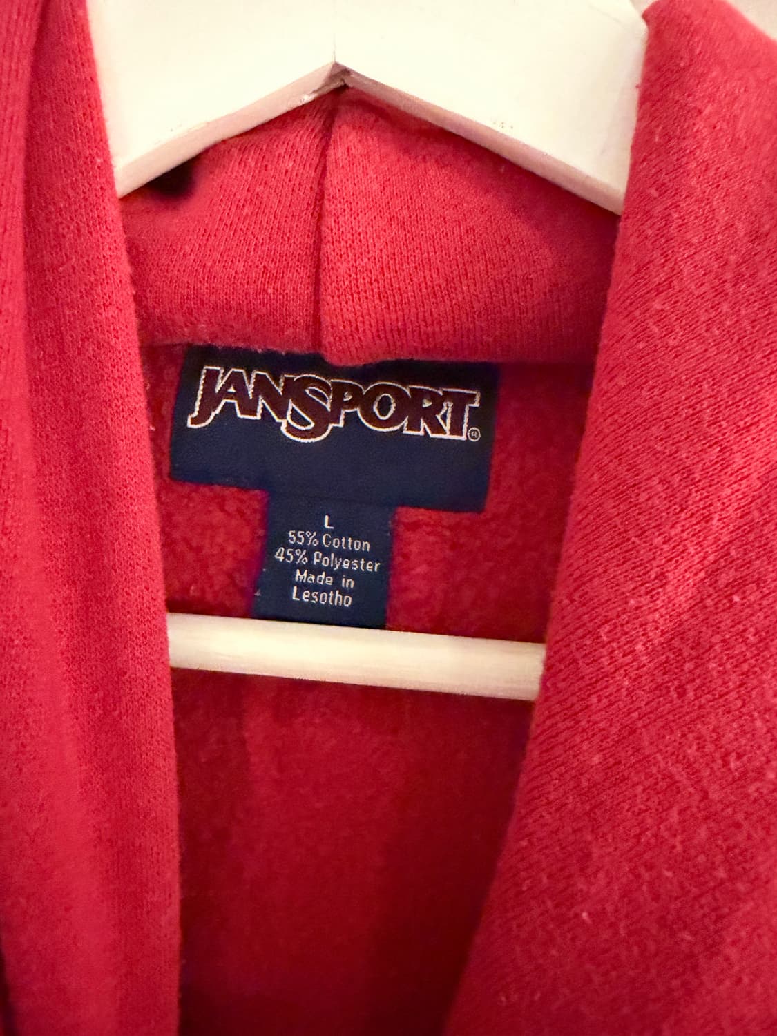 잔스포츠 Cornell 빈티지 레드 후드티 상품이미지4