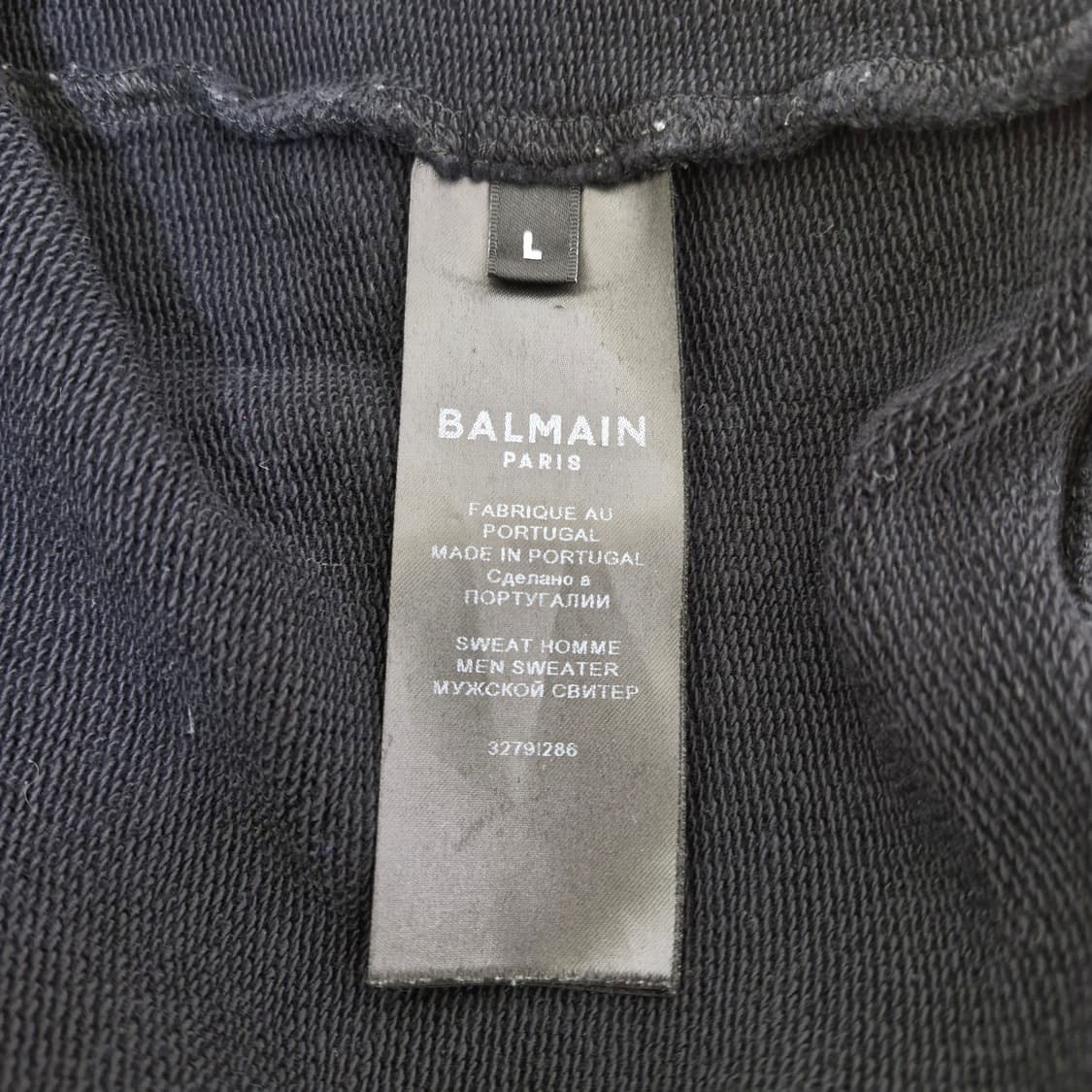 [L] 발망 크루넥 로고 스웻셔츠 상품이미지5