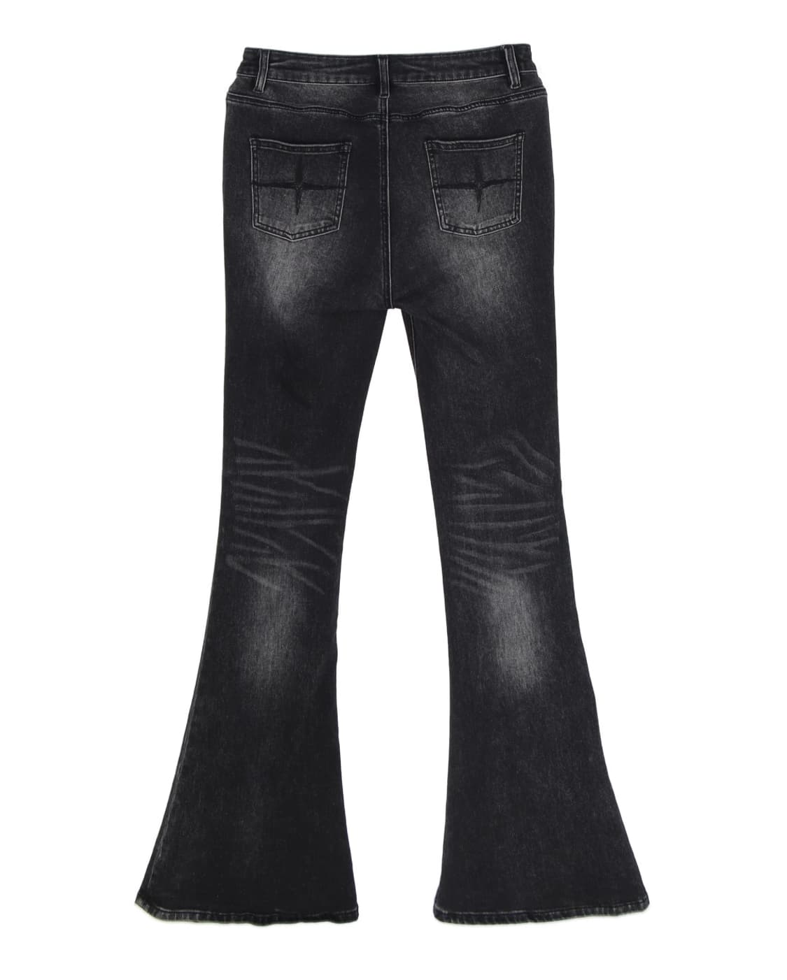 배드블러드 로우라이즈 부츠컷 팬츠 블랙 상품이미지6