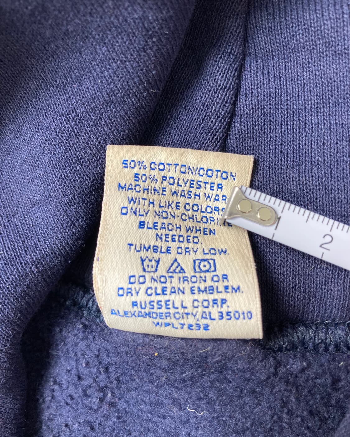 90s Russell Hoodie (navy) 상품이미지4