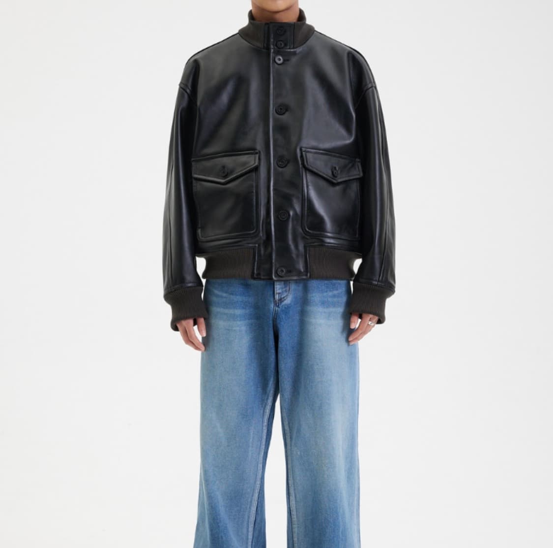 애프터프레이 A-1 레더자켓 상품이미지4