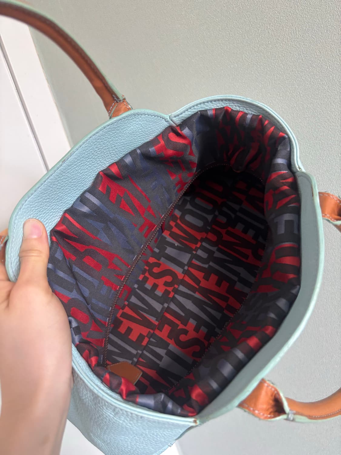 비비안웨스트우드 빈티지 민트 토트백 상품이미지3