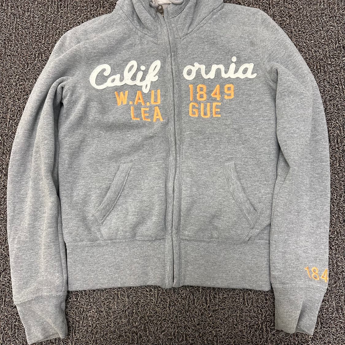 후아유 캘리포니아 여성 털 후리스 후드집업 그레이 S 상품이미지4