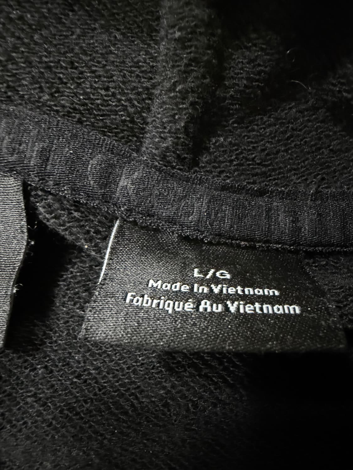 켈빈클라인 블랙 후드집업 L 상품이미지3