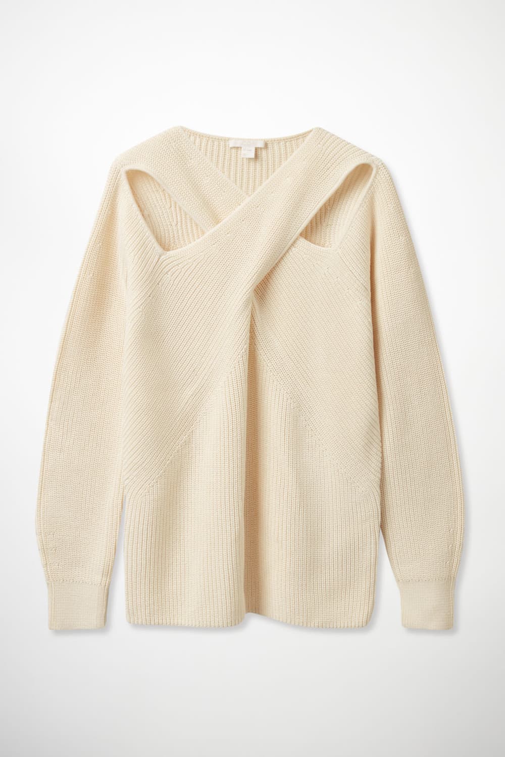 코스 드레이프드 패널 스웨터 꼬임 니트 xs (택O) 상품이미지1