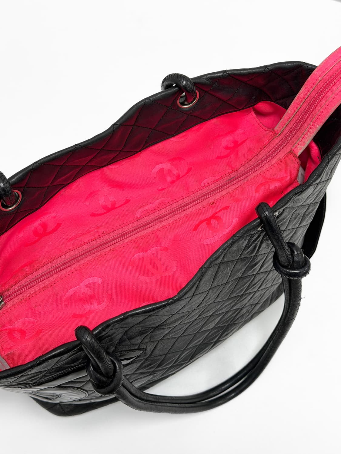 샤넬 깜봉 퀼티드 CC 로고 쇼퍼백 상품이미지8