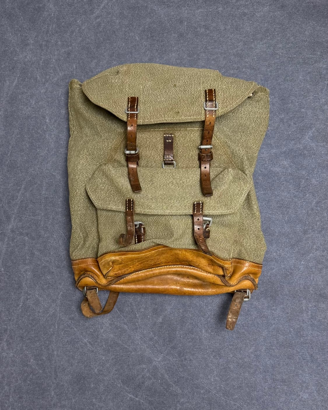 (40L) 60s 스위스 밀리터리 캔버스 배낭, 백팩 상품이미지1