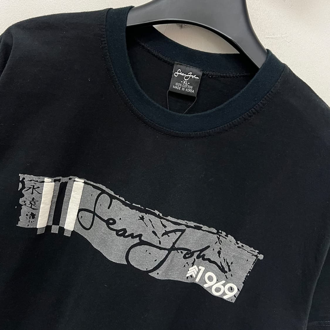 Sean John 션 존 1969 그래픽 반팔티 XL 상품이미지4