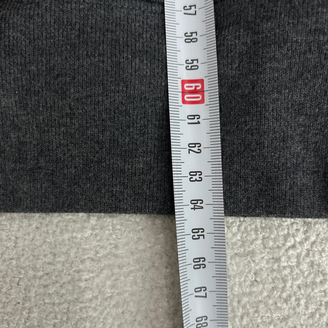 노스페이스 기모 맨투맨 그레이 m 상품이미지5