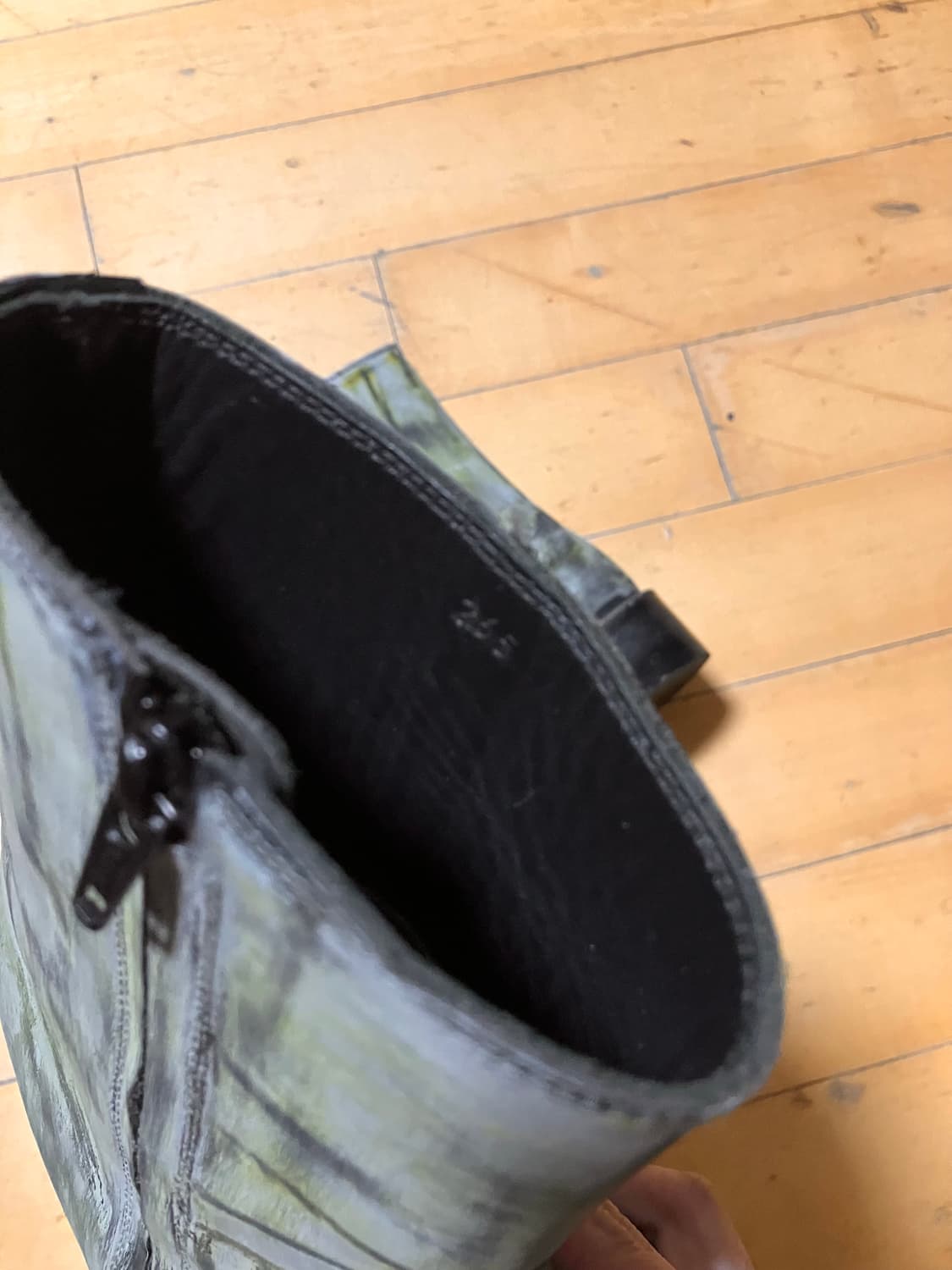 Japanese 90s 러스트 페인티드 스퀘어토 부츠 270 상품이미지7