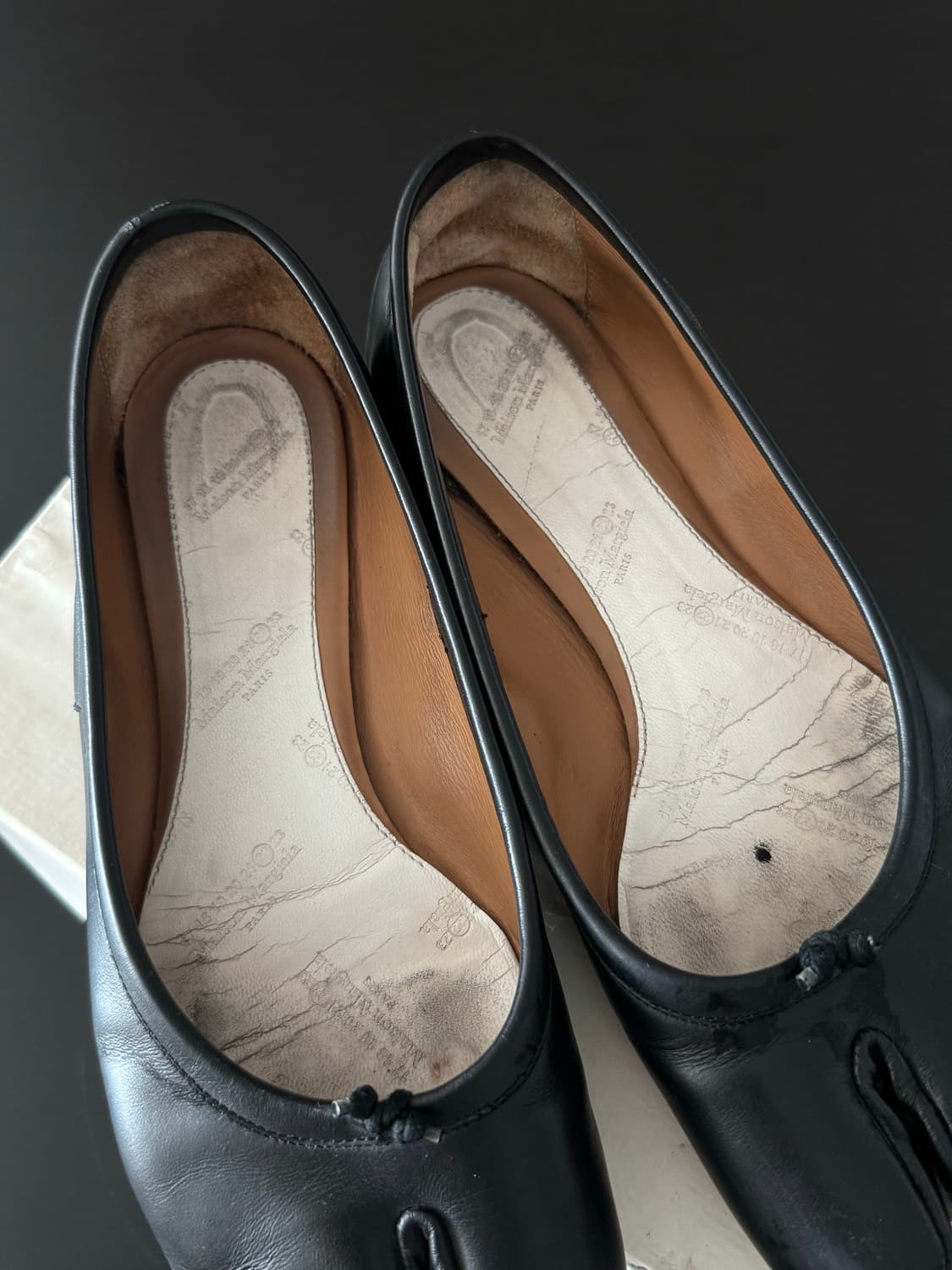 (결제중!!!마르지엘라 타비 플랫 슈즈 (블랙 37.5, 240-245) 상품이미지2