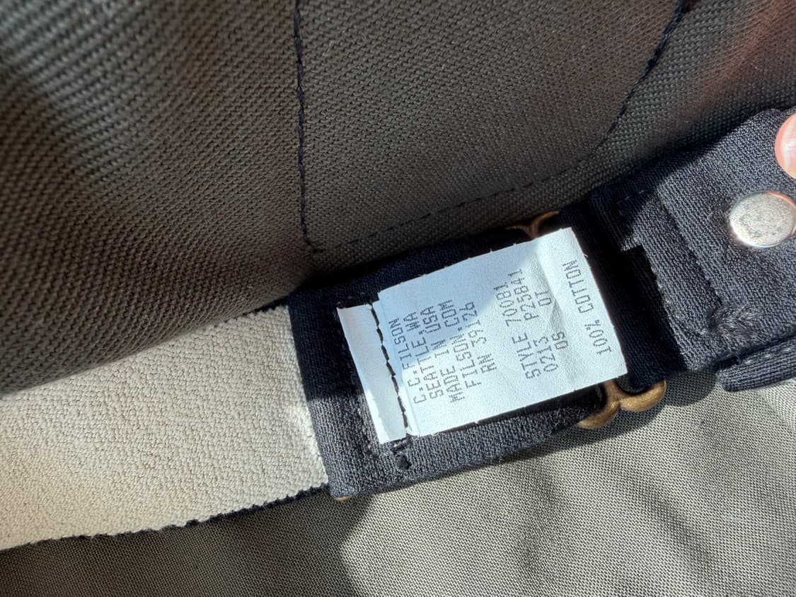 필슨 70081 미디움 필드백 오터그린 (USA) 상품이미지7