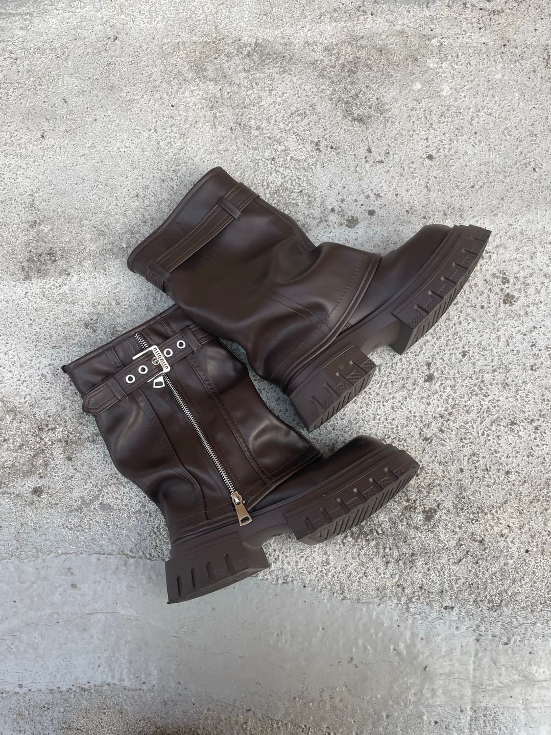 💚무료나눔💚 빈티지 워커 부츠 브라운 상품이미지6