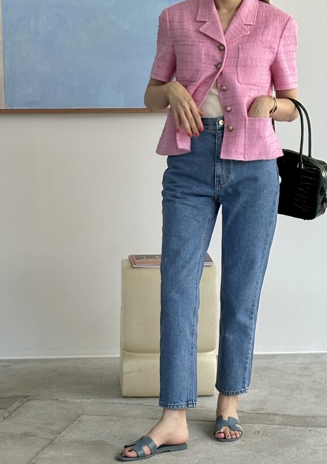 쎄모먼 cemoment 미뇽 트위드 자켓 상품이미지3