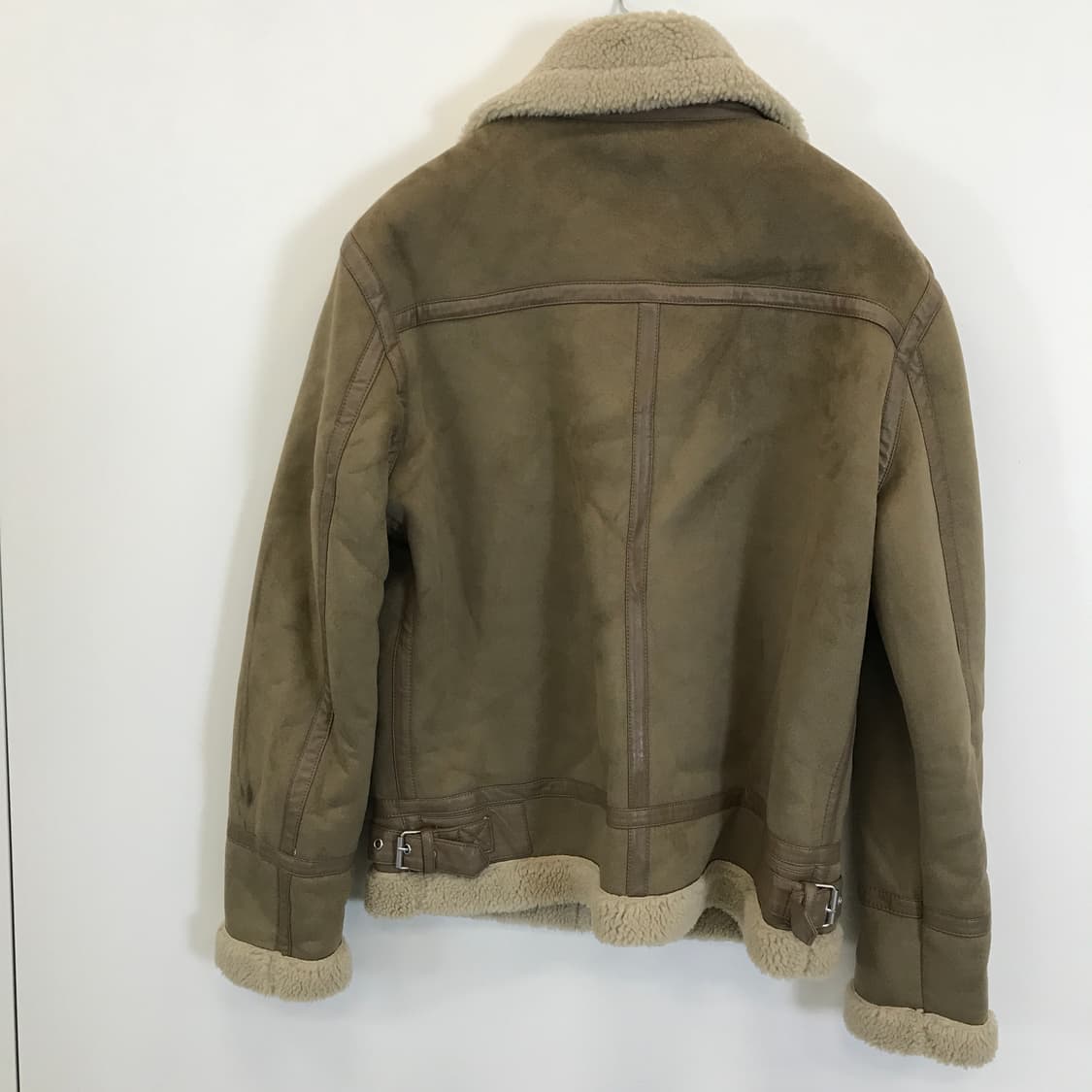 자라 무스탕 자켓 베이지브라운 [M] 상품이미지3