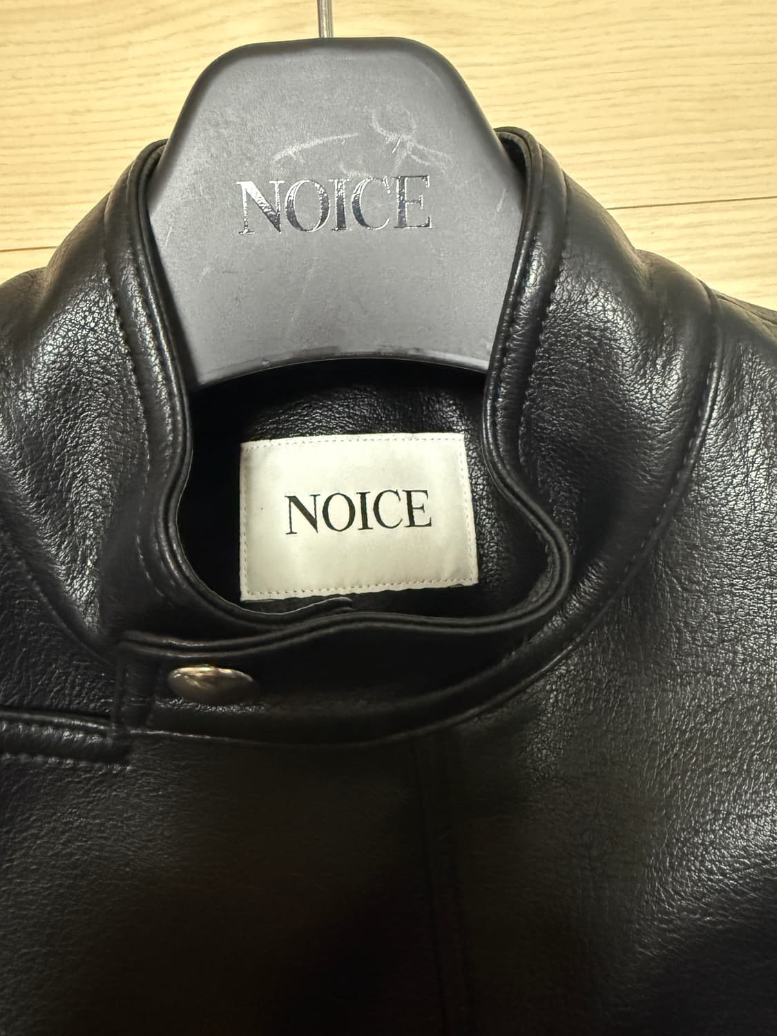 노이스 메탈 레더 자켓 상품이미지3