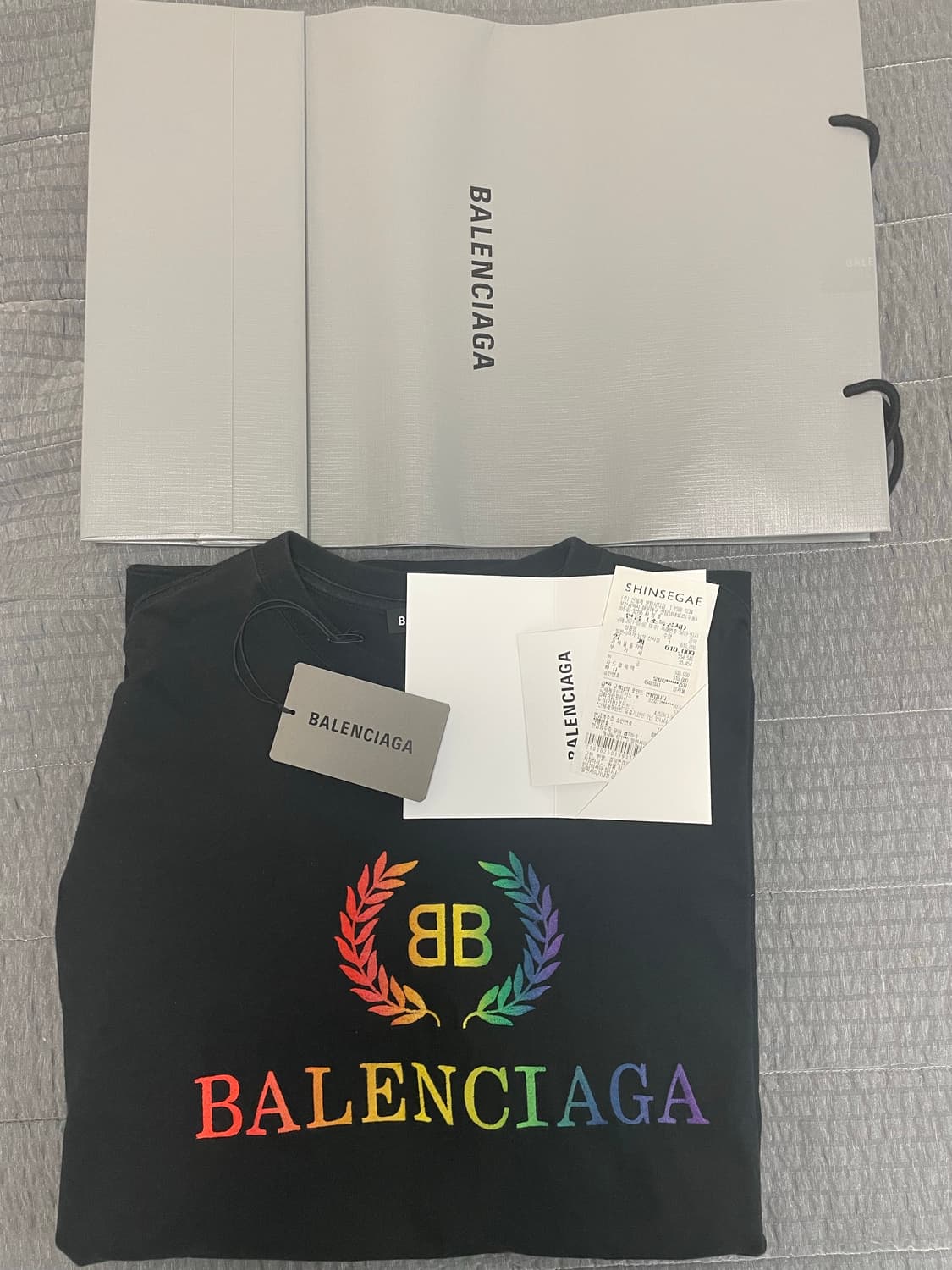 발렌시아가 레인보우 월계수 반팔M (105) 상품이미지1