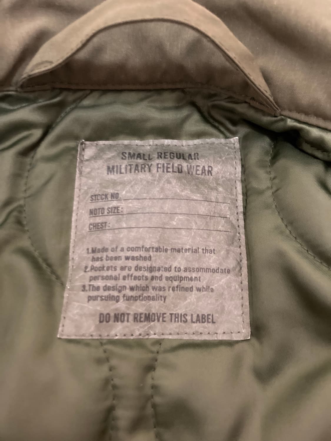 프릭스스토어 m65 야상 S 상품이미지3