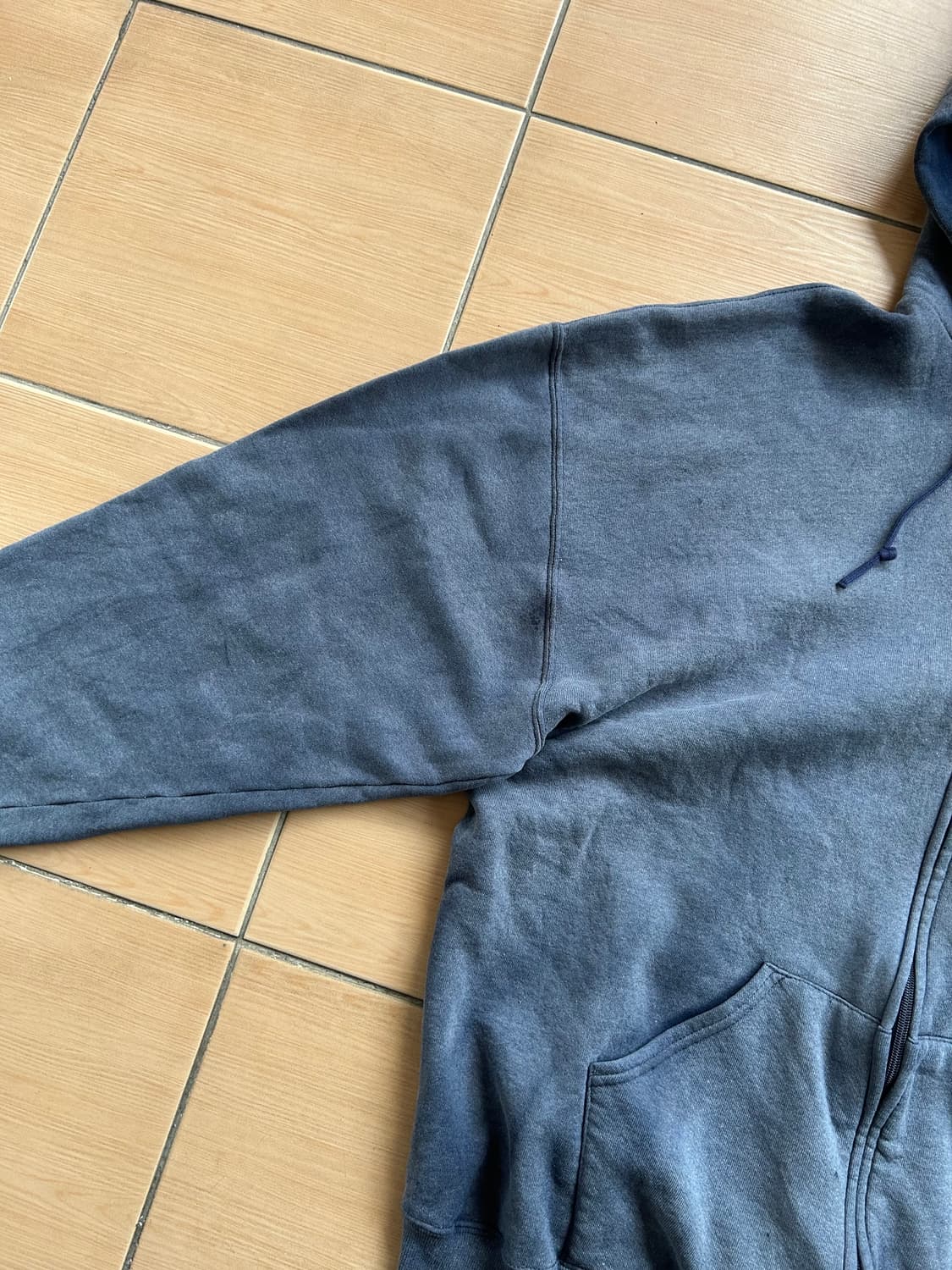 90‘s 러셀 썬페이드 후드집업 2XL 상품이미지4