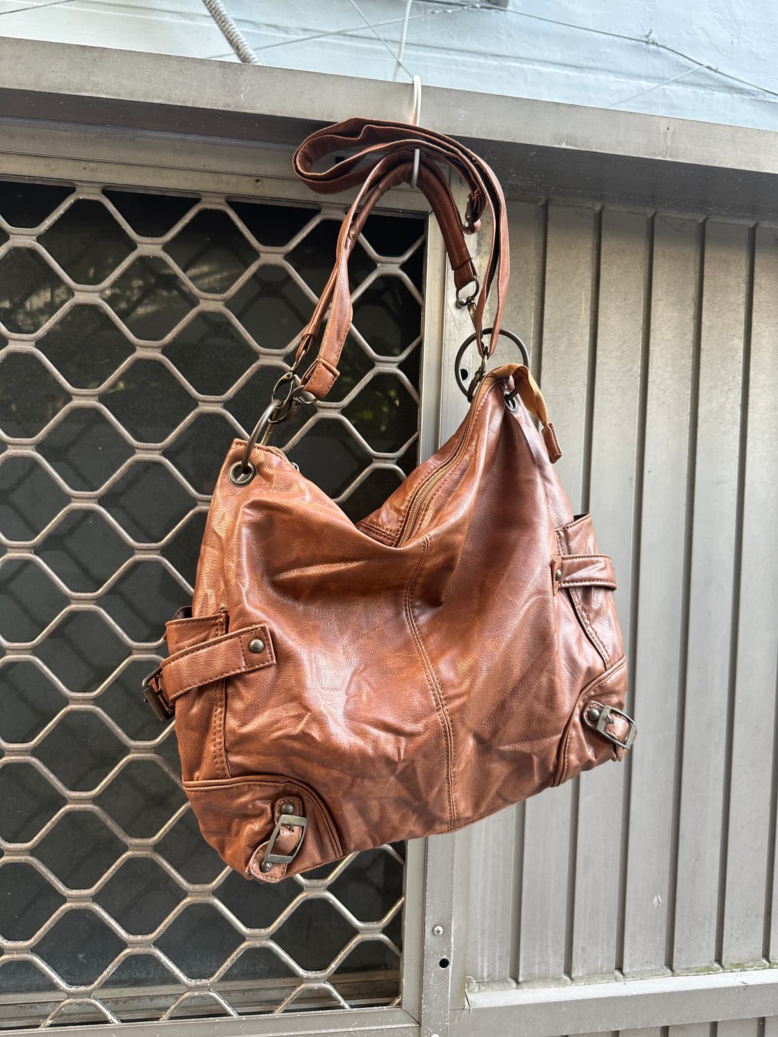 None vintage brown shoulder bag 상품이미지8