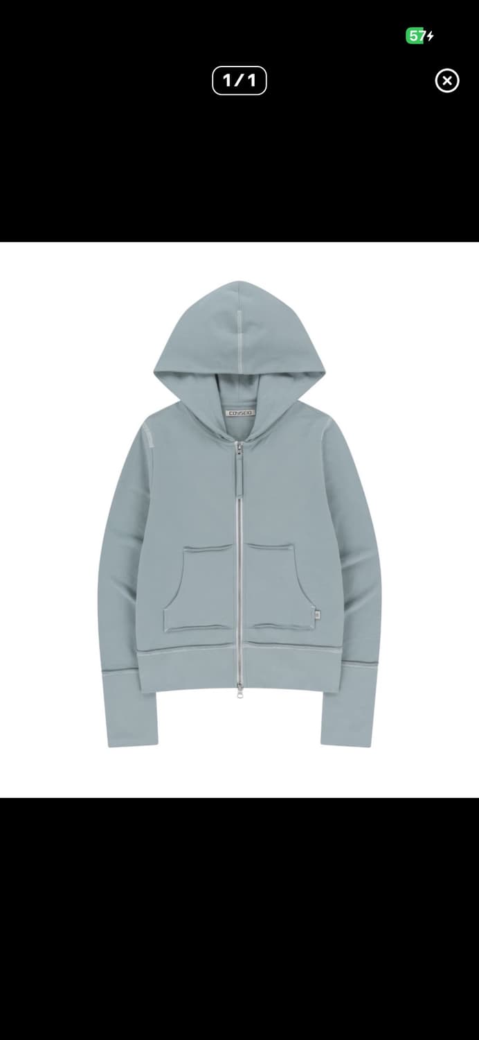 코이세이오 스티치 후드집업 상품이미지1