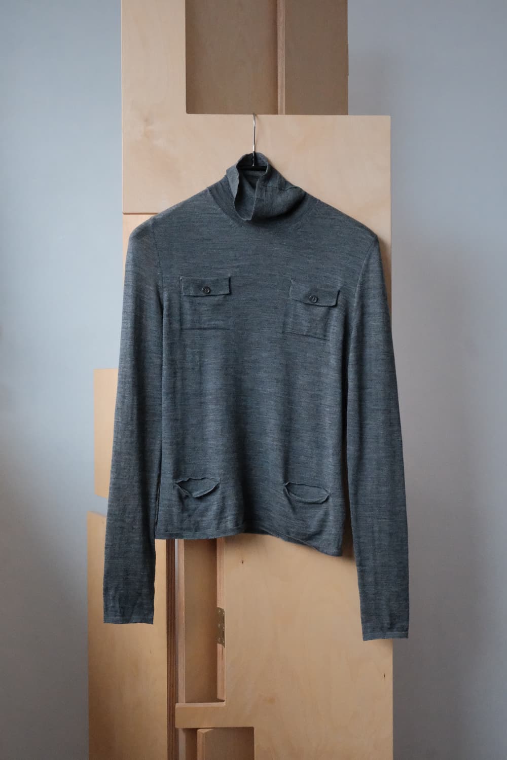 JIL SANDER Front Pocket High-neck Knit 상품이미지1