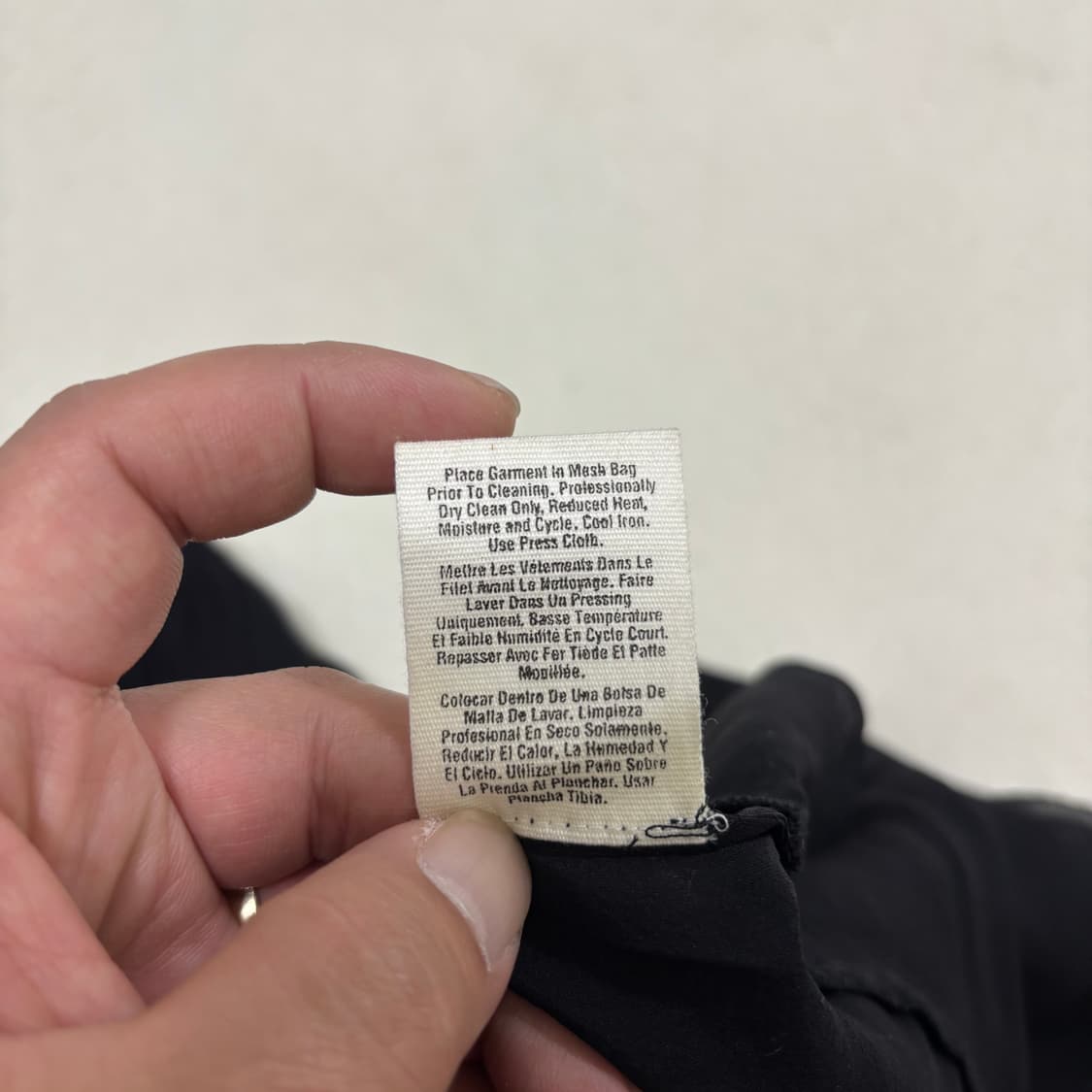 (실측 참고) DKNY 시스루 타이 블라우스 1205 상품이미지5