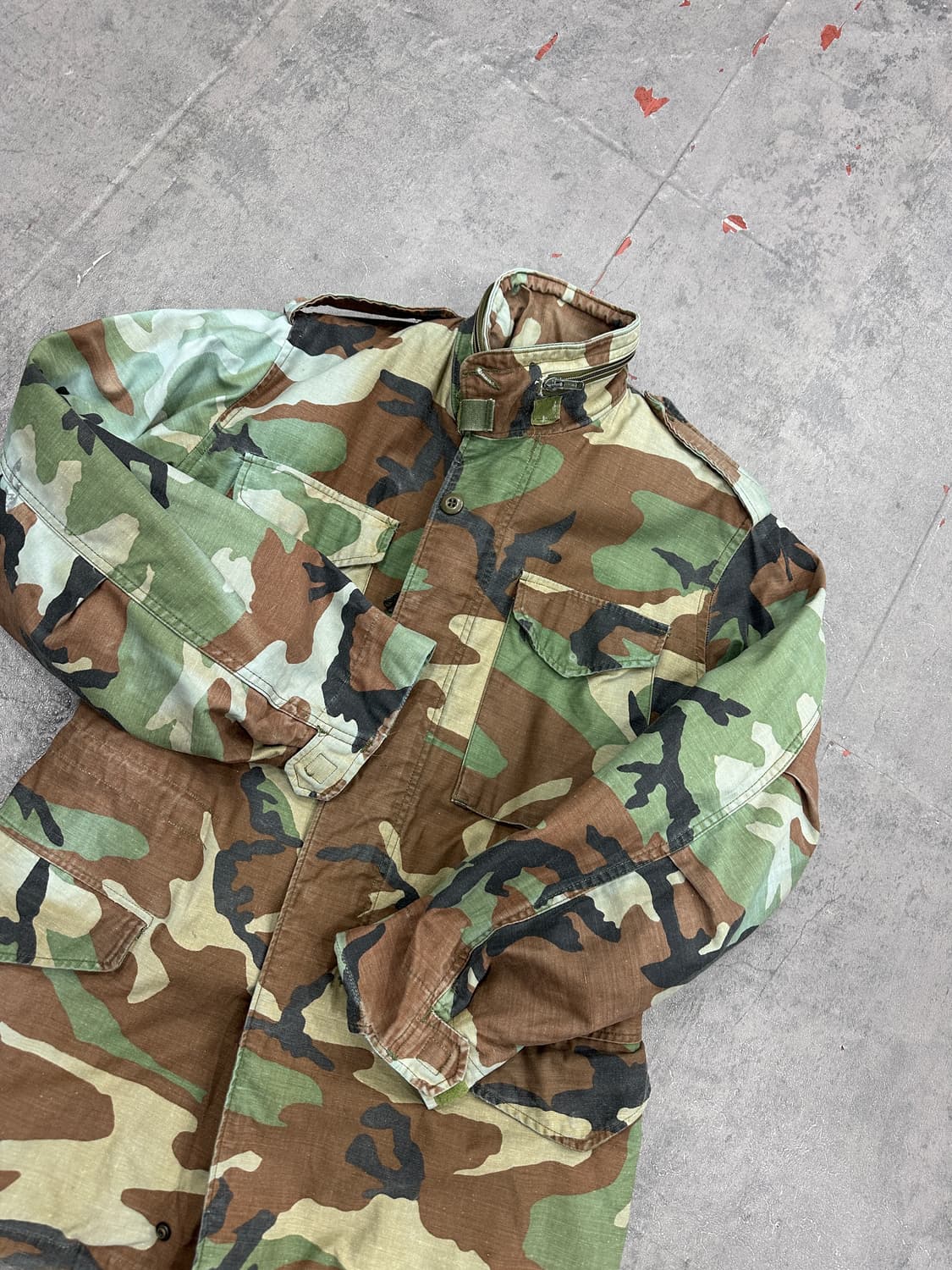 미군 카모플라주 밀리터리 야상 상품이미지3