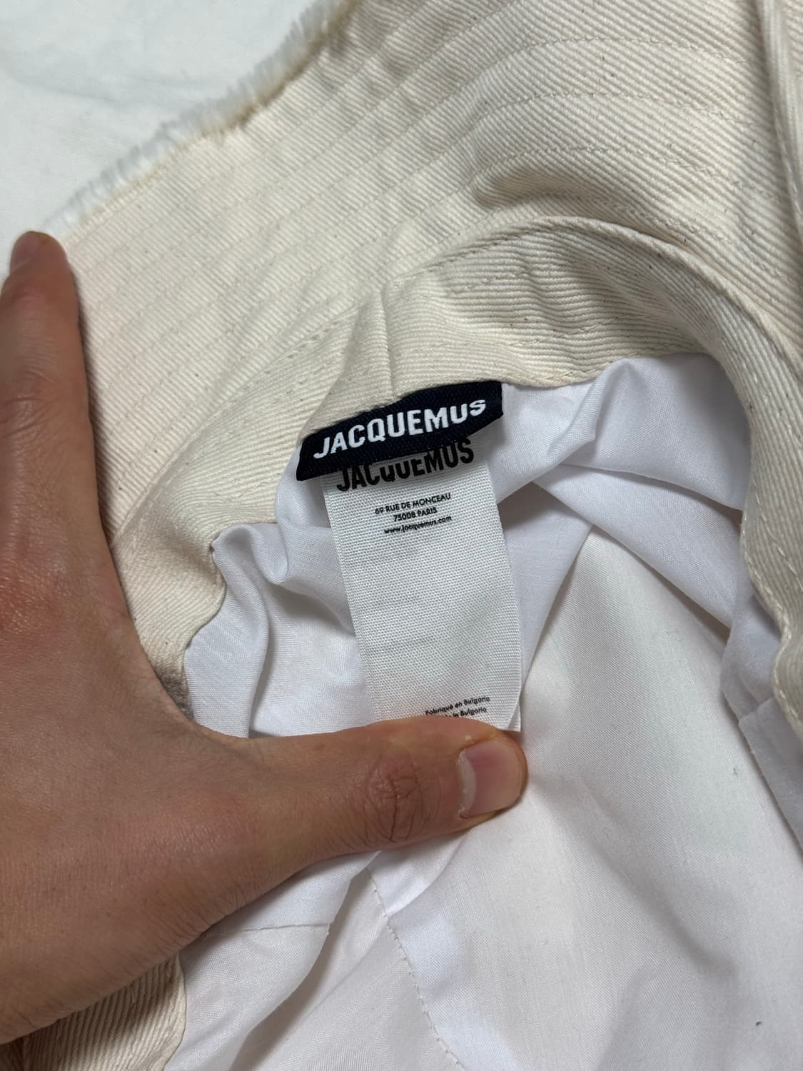 자크뮈스 / 르 밥 아티초크 버킷햇 (오프화이트) / 60 상품이미지5