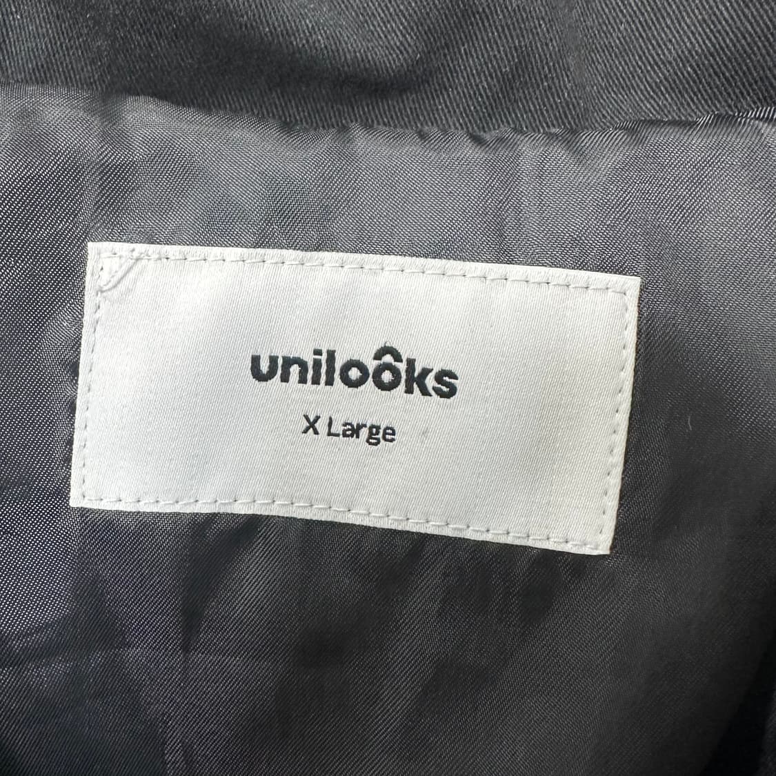 ✨ (바배) 유니룩스 빅로고 블랙 자켓 상품이미지3