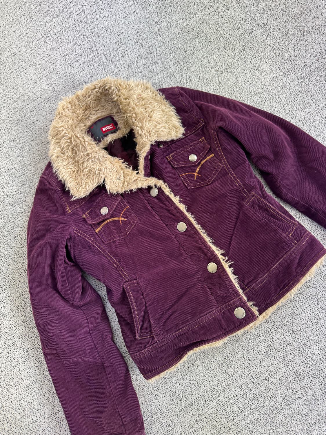 퍼플 코듀로이 자켓 상품이미지7