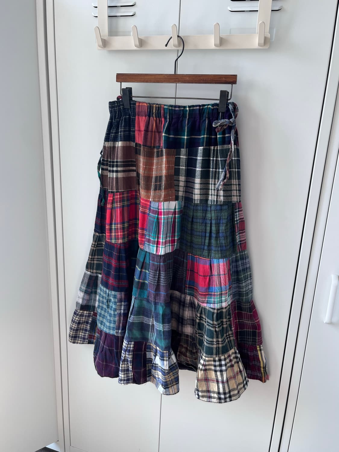 Sample vintage 리얼패치 롱 스커트  상품이미지1