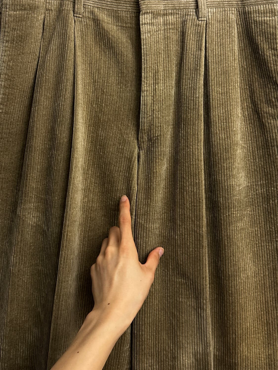 Studio by Intermezzo 와이드 코듀로이 트라우저 상품이미지10