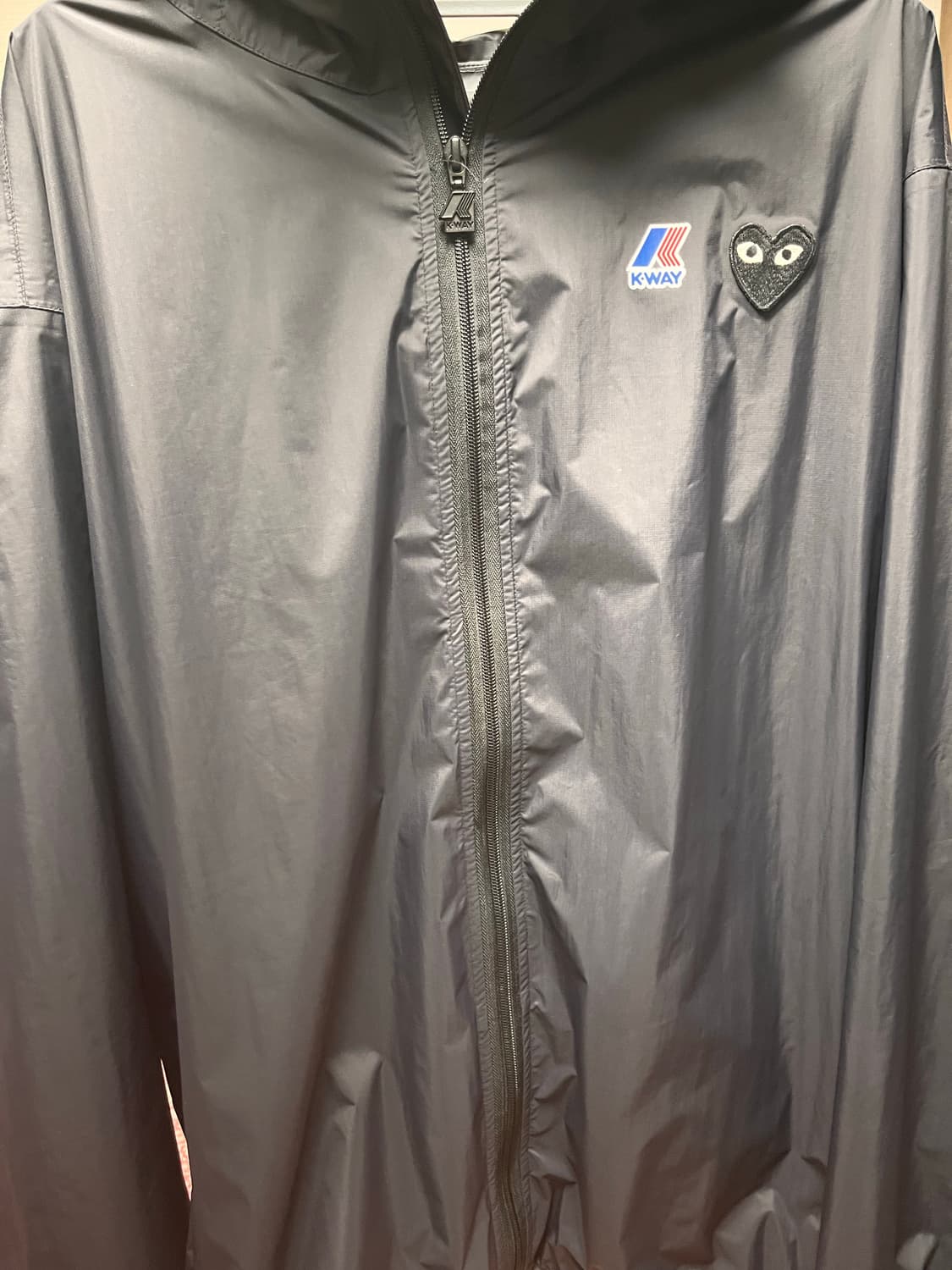 플레이 꼼데가르송 x 까웨 풀 집 자켓 블랙 2XL 상품이미지1