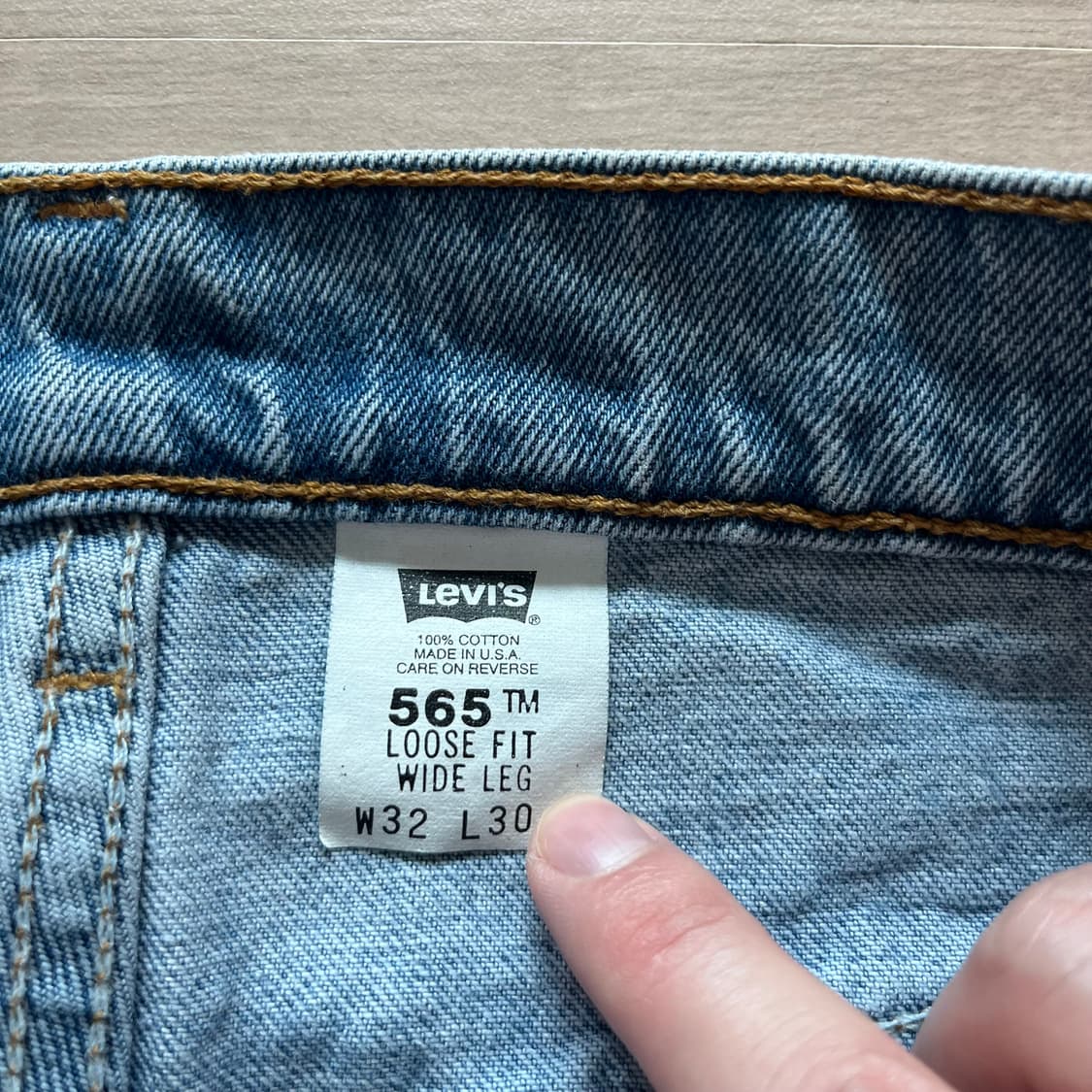 [32X30] 90s 빈티지 리바이스 565 made in usa 상품이미지2