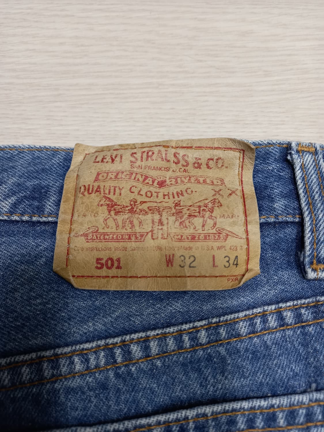 30 01's 리바이스501 USA RedPont 일자진 30-147 상품이미지5