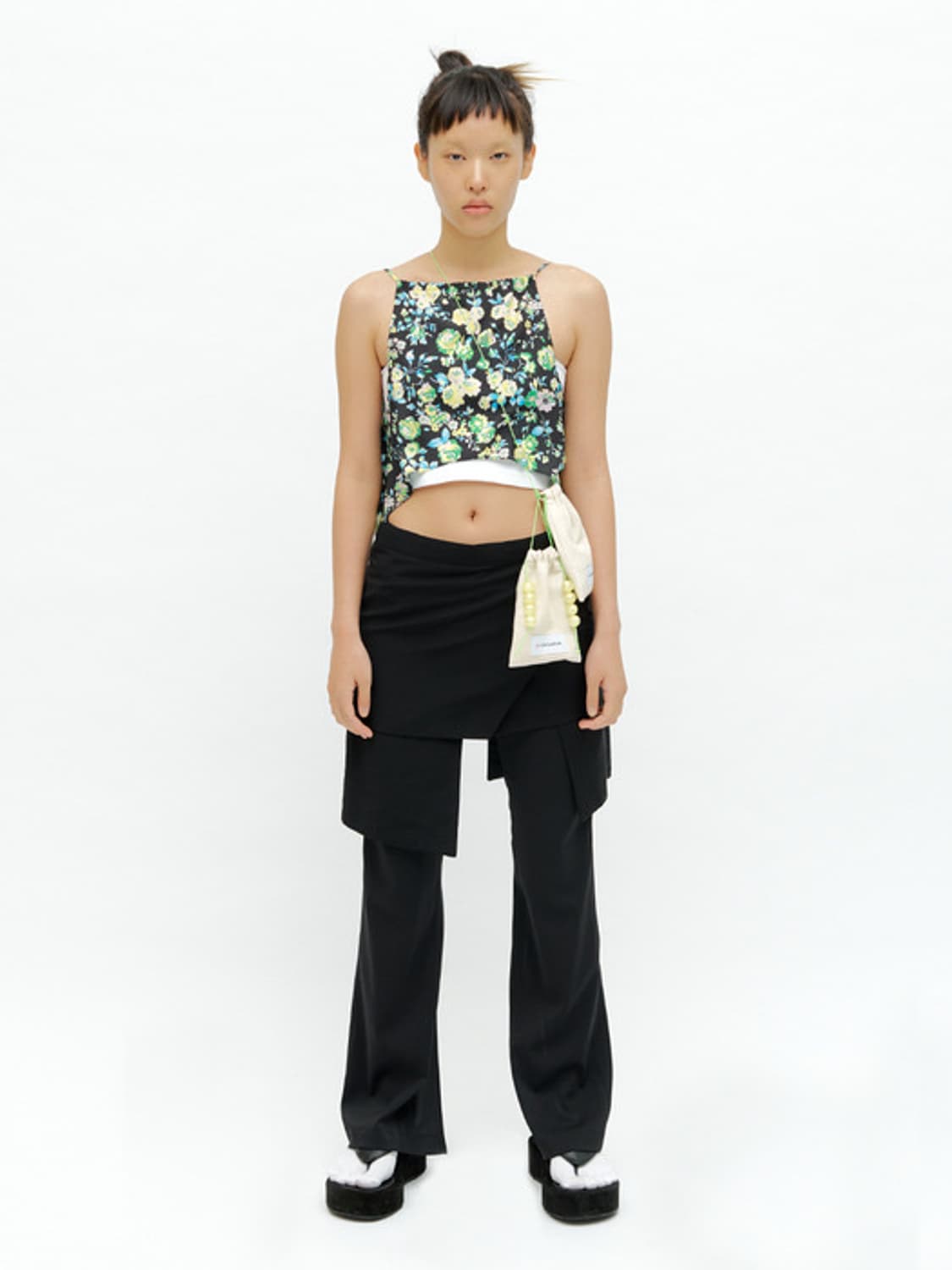 flower slip sleeveless top reversible 상품이미지1