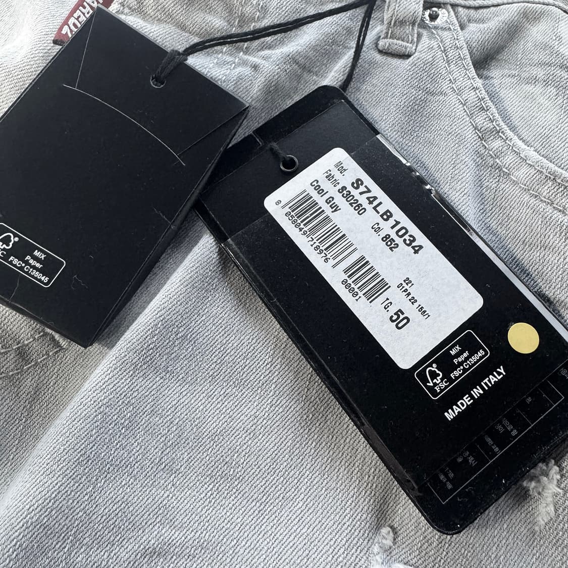 디스퀘어드2 신형 쿨가이 진 [새상품] 상품이미지4