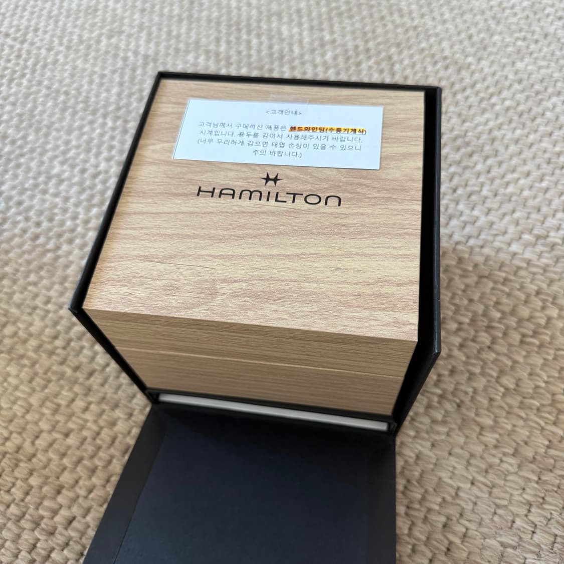 해밀턴 카키필드 메카니컬 흰판 38mm 새상품 상품이미지3