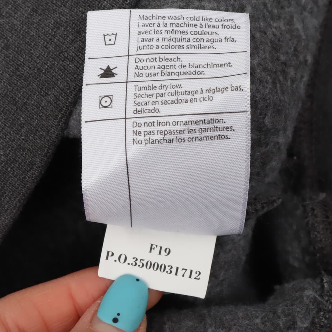 칼하트 미드웨이트 챠콜 포켓 스웻셔츠 상품이미지9