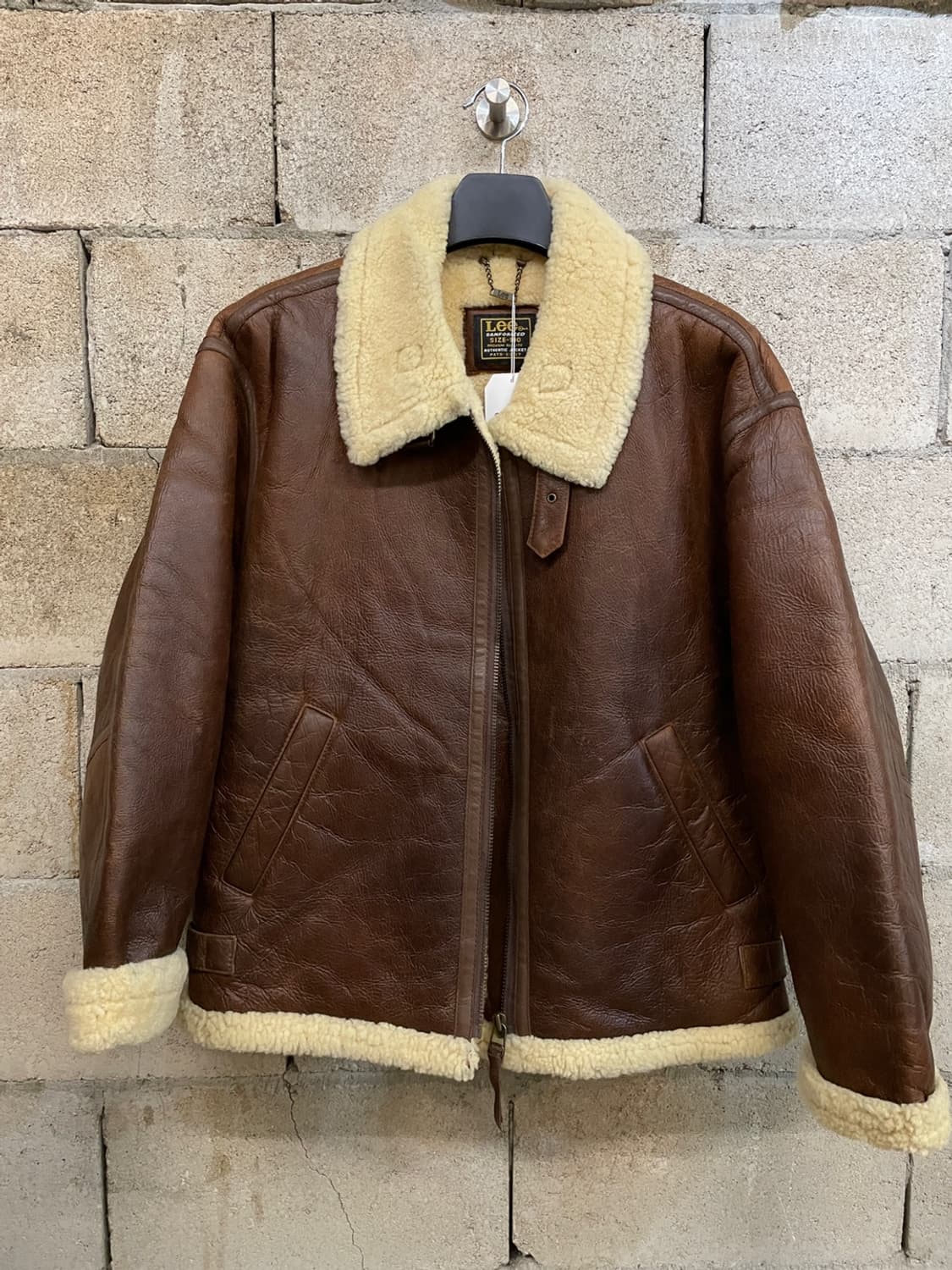 리 양가죽 무스탕 가죽 자켓 상품이미지3