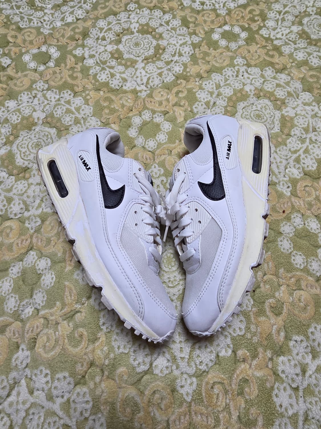 나이키 에어맥스 90 올화이트 운동화265 상품이미지3